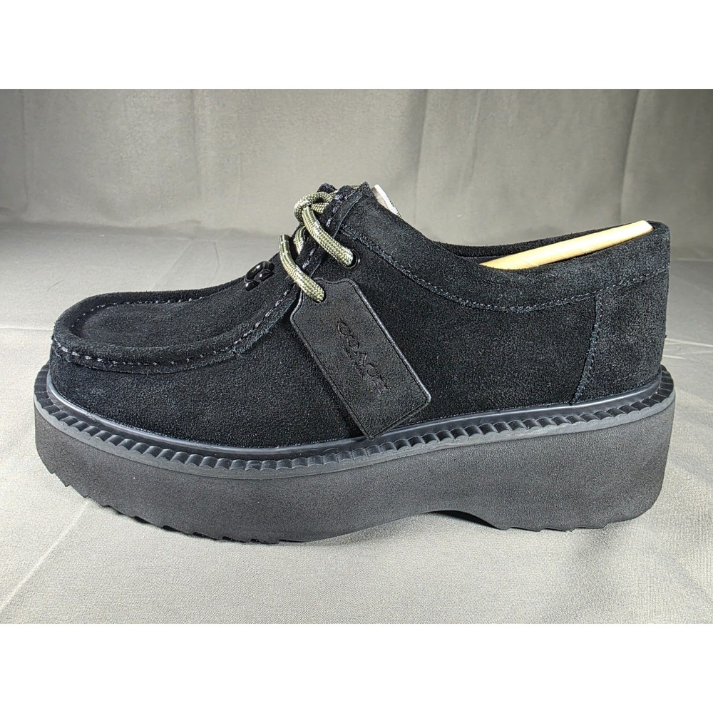 COACH Men's Sculpted C Chukka Boot in Suede black Size 6B - Picture 6 of 8